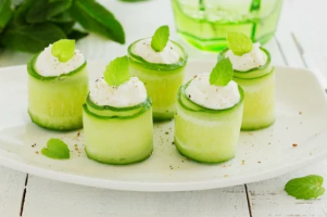 Cucumber rolls on stage attack